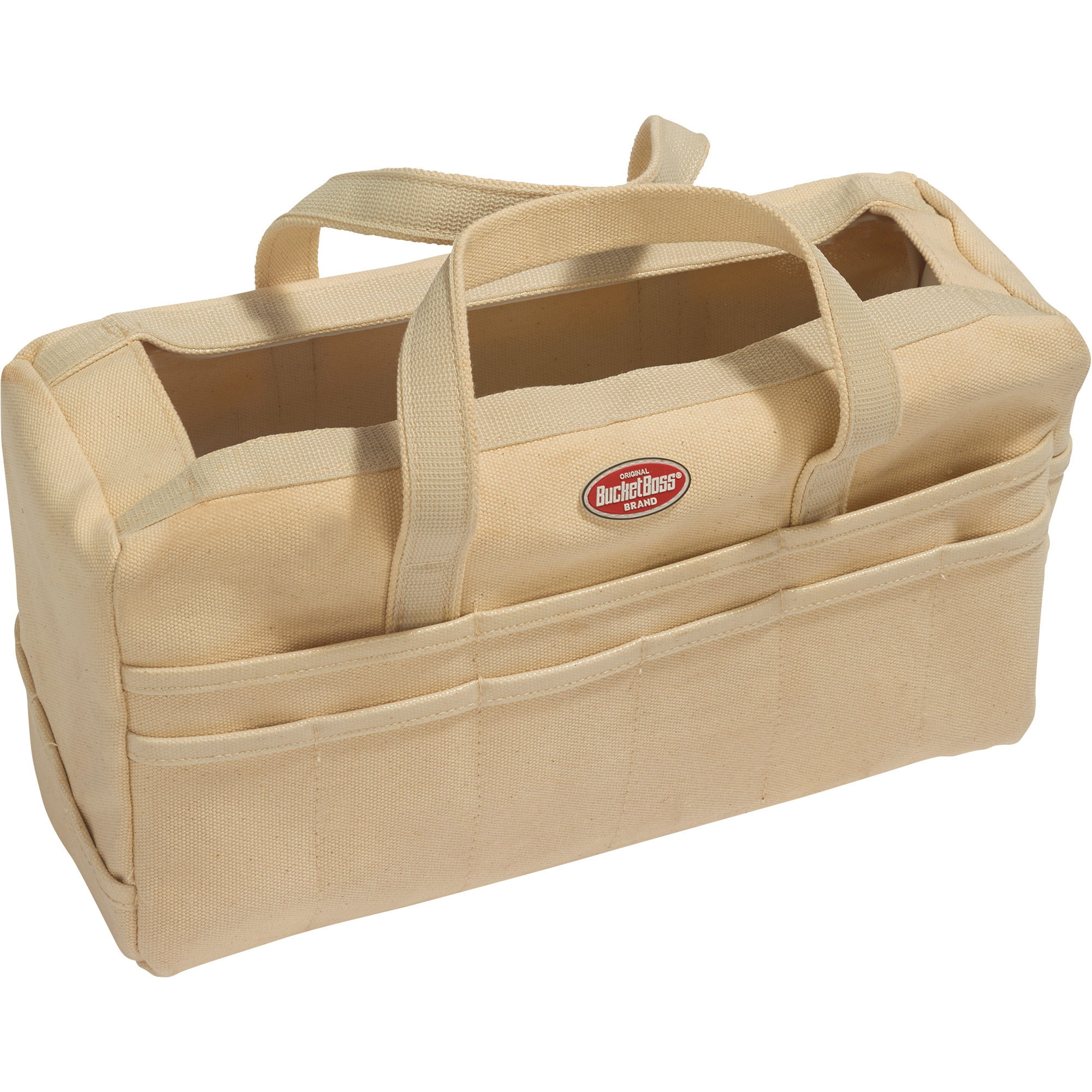 Bucket Boss Original Rigger's Bag, Natural, 19 7/8in.W x 6 1/4in.D x 11in.H, Model# 60002